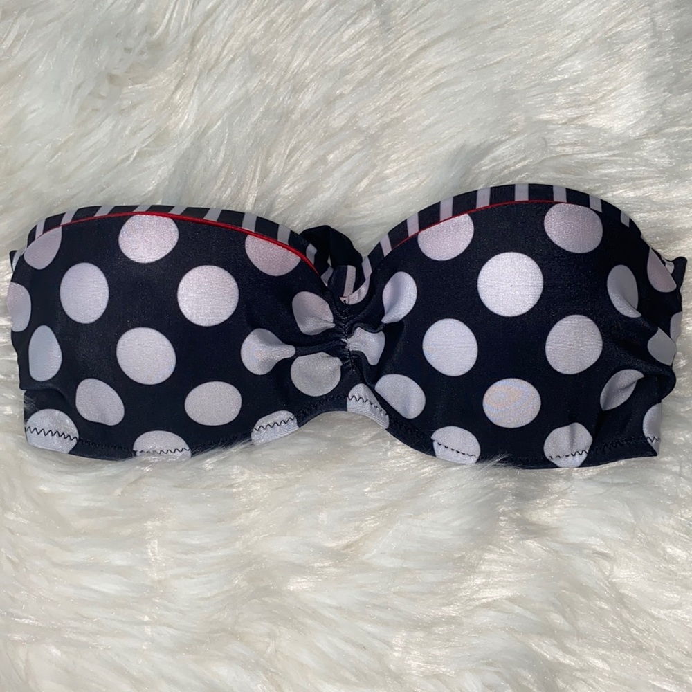 • Polka Dot Bikini Top